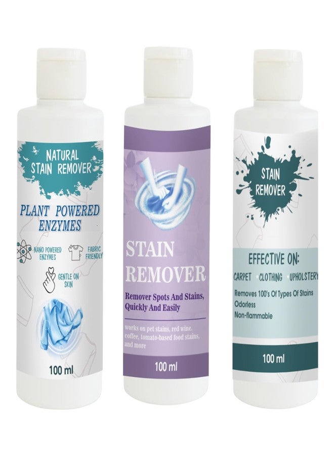 مجموعة مزيلات البقع من توفوس، تتضمن مزيل بقع القمصان، والأرجواني، والسماوي | محلول تنظيف متعدد الأسطح للملابس والأقمشة والمفروشات (100 غرام لكل عبوة) - Image 1